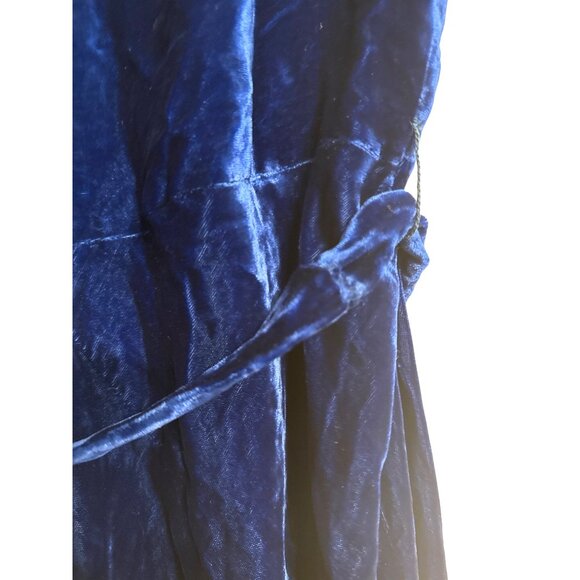 1930s Openhym's Debuvel Transparent Velvet Dress — Art Deco Silk Velvet Gown - Picture 15 of 16